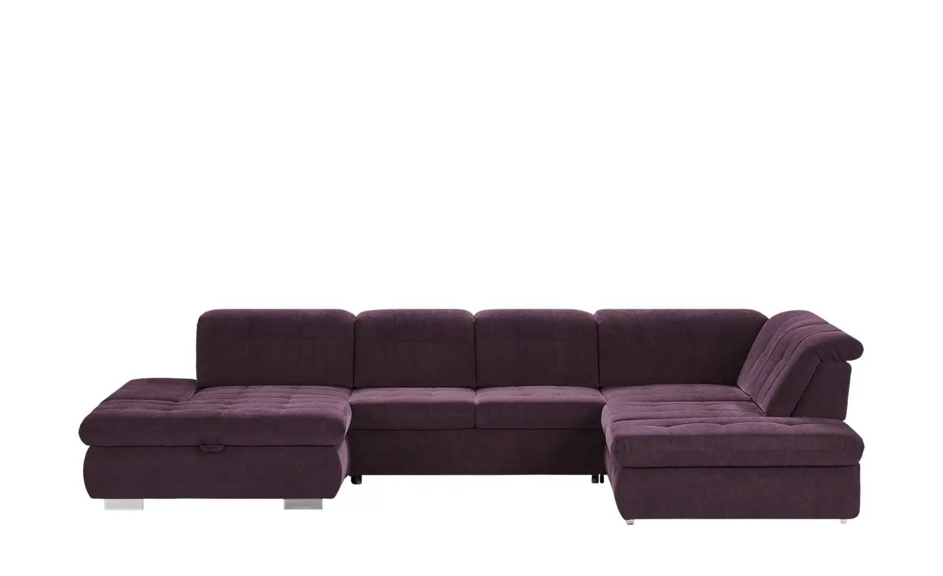 Kollektion Kraft Wohnlandschaft mit verschiedenen Funktionen Spencer ¦ lila/violett ¦ Maße (cm): B: 382 H: 102 T: 260.0 Polstermöbel > Sofas > Schlafsofas - Möbel Kraft
