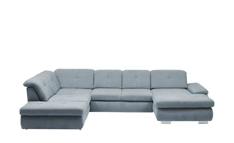 Kollektion Kraft Wohnlandschaft Flachgewebe  Affair ¦ blau ¦ Maße (cm): B: 371 H: 100 T: 260.0 Polstermöbel > Sofas > Wohnlandschaften - Möbel Kraft