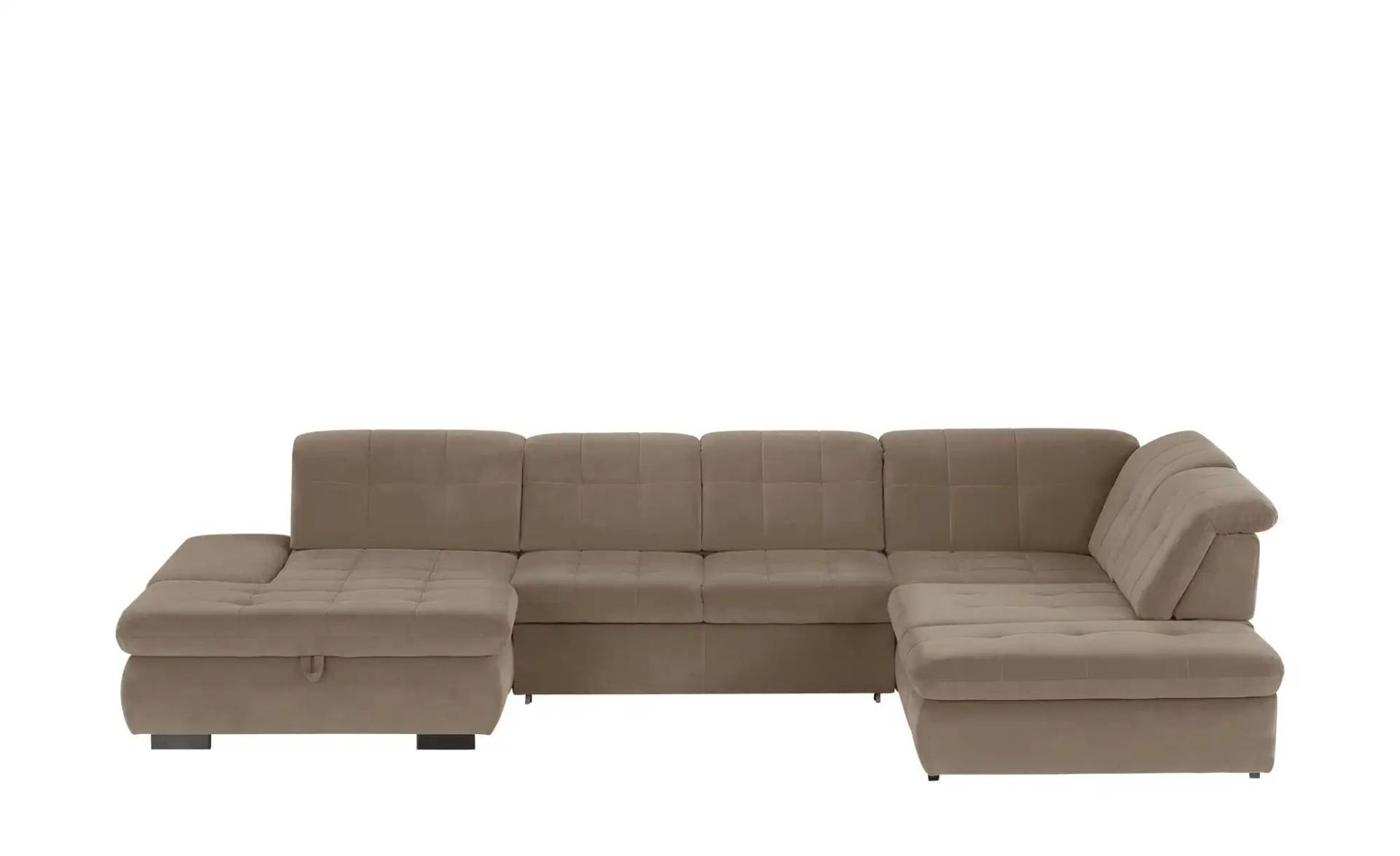 Kollektion Kraft Wohnlandschaft ¦ braun ¦ Maße (cm): B: 382 H: 102 T: 260 Polstermöbel > Sofas > Schlafsofas - Möbel Kraft