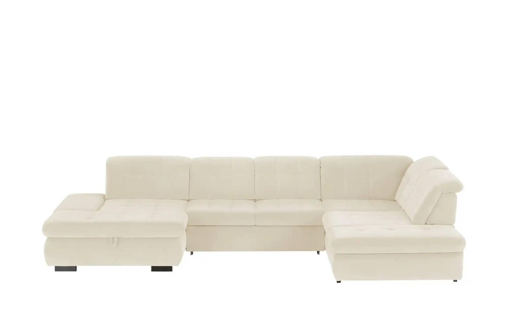 Kollektion Kraft Wohnlandschaft   ¦ creme ¦ Maße (cm): B: 382 H: 102 T: 260.0 Polstermöbel > Sofas > Schlafsofas - Möbel Kraft