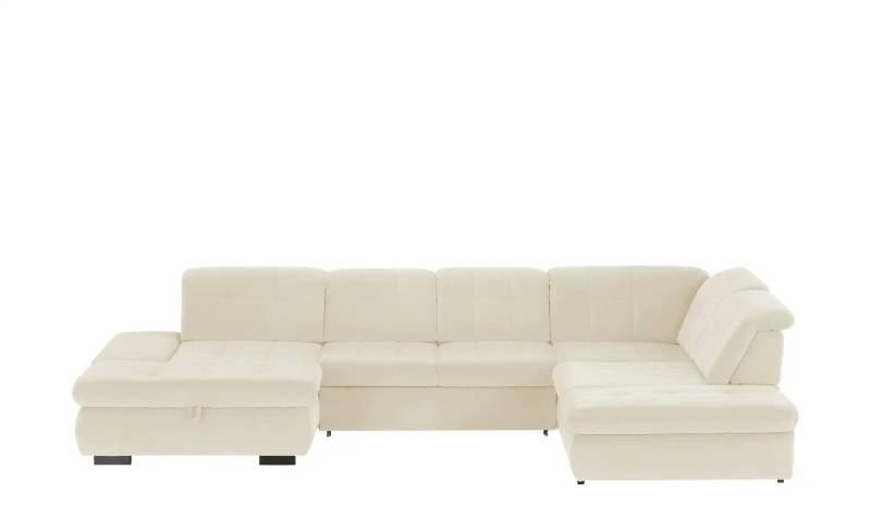 Kollektion Kraft Wohnlandschaft   ¦ creme ¦ Maße (cm): B: 382 H: 102 T: 260.0 Polstermöbel > Sofas > Schlafsofas - Möbel Kraft