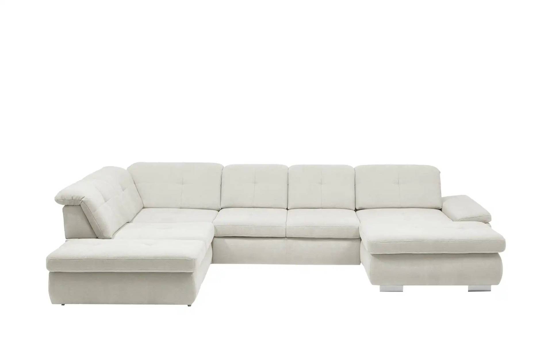Kollektion Kraft Wohnlandschaft Flachgewebe  Affair ¦ creme ¦ Maße (cm): B: 371 H: 100 T: 260.0 Polstermöbel > Sofas > Schlafsofas - Möbel Kraft