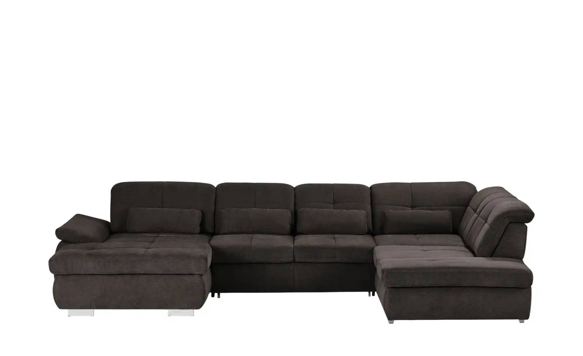 Wohnlandschaft mit Funktion ¦ braun ¦ Maße (cm): B: 374 H: 100 T: 260 Polstermöbel > Sofas > Schlafsofas - Möbel Kraft