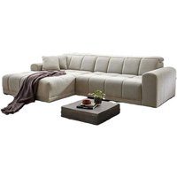 Wohnlandschaft ca. 195x301 cm Ottomane links Beige