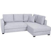 kleines Ecksofa mit Schlaffunktion und Bettkasten inkl Topper Grau 235 x 184 cm JACK-DE-LUXE kleines Ecksofa mit Schlaffunktion und Bettkasten inkl Topper Grau 235 x 184 cm JACK-DE-LUXE