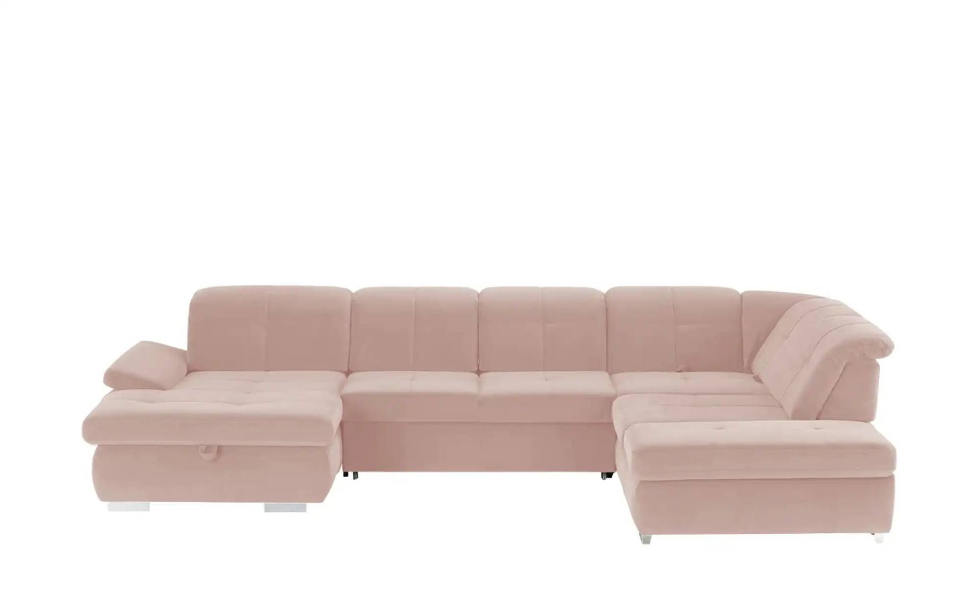 Kollektion Kraft Wohnlandschaft Mikrofaser ¦ rosa/pink ¦ Maße (cm): B: 371 H: 100 T: 260 Polstermöbel > Sofas > Schlafsofas - Möbel Kraft