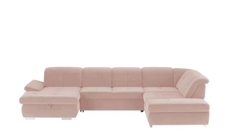 Kollektion Kraft Wohnlandschaft Mikrofaser   ¦ rosa/pink ¦ Maße (cm): B: 371 H: 100 T: 260.0 Polstermöbel > Sofas > Schlafsofas - Möbel Kraft