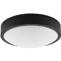 Wohnliche Deckenlampe Glas Metall Schwarz E27 Ø26 cm von Lamkur