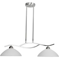 Wohnliche Deckenlampe Metall Glas in Stahl Weiß 82 cm von Steinhauer BV (light+building)