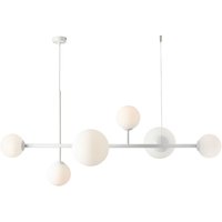 Wohnliche Hängelampe Kugeln Glas 6-flammig E14 E27 Wohnliche Hängelampe Kugeln Glas 6-flammig E14 E27 von ALDEX
