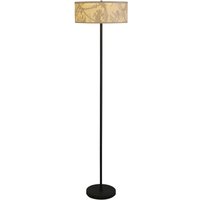 Wohnliche Stehleuchte Bambus Metall 160 cm E27 blendarm von 121004
