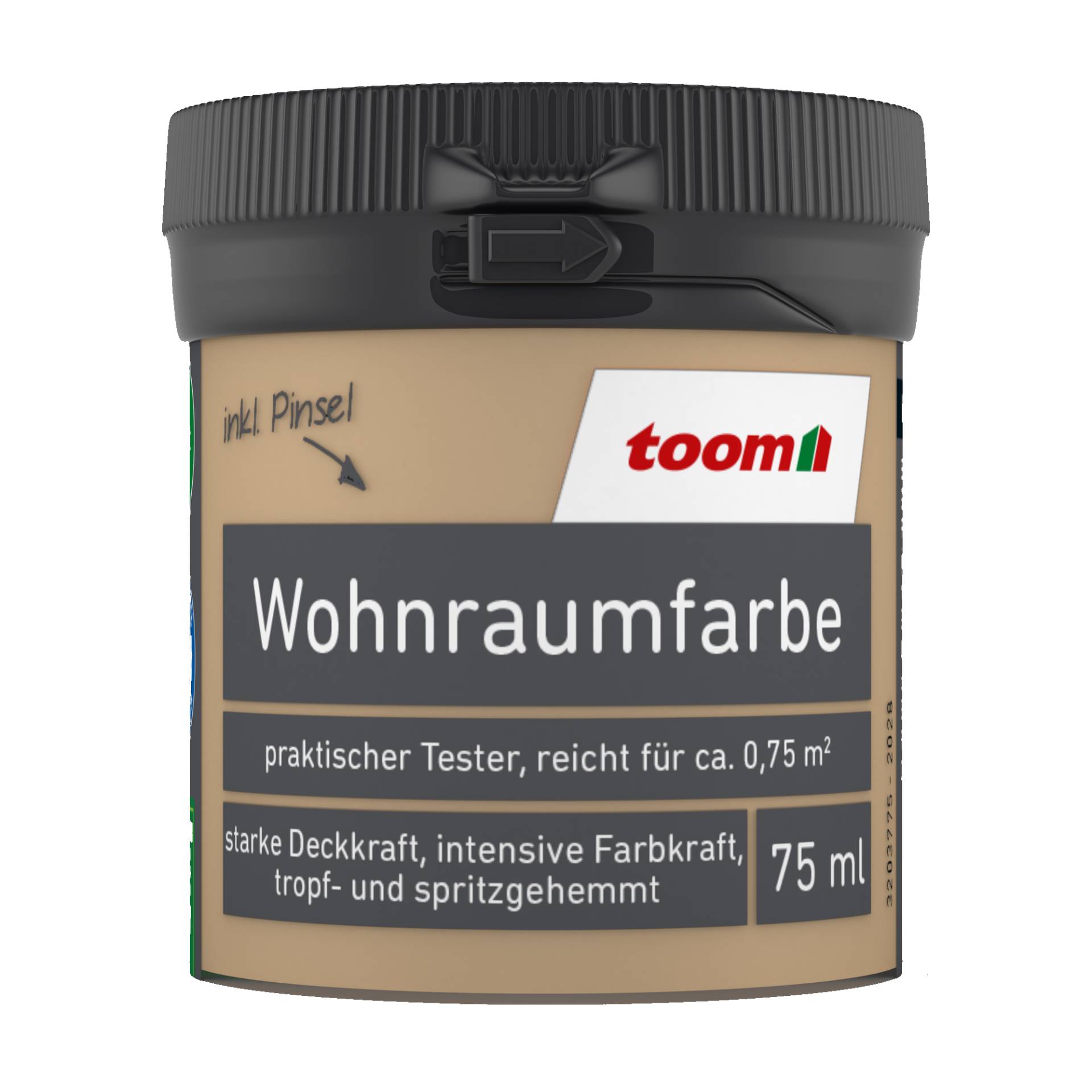 toom Wohnraumfarbe karamellfarben matt 75 ml von toom