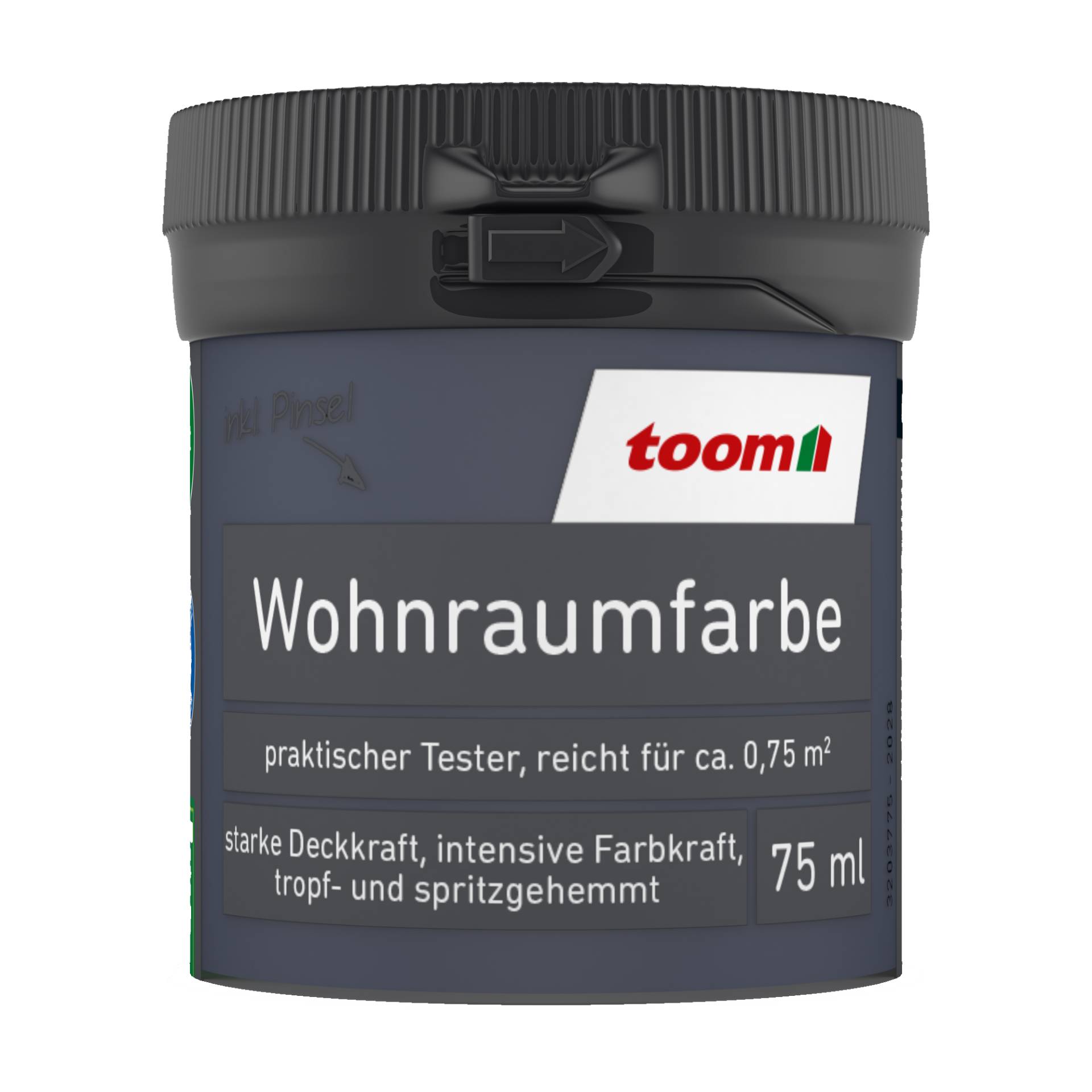 toom Wohnraumfarbe tiefblau matt 75 ml von toom