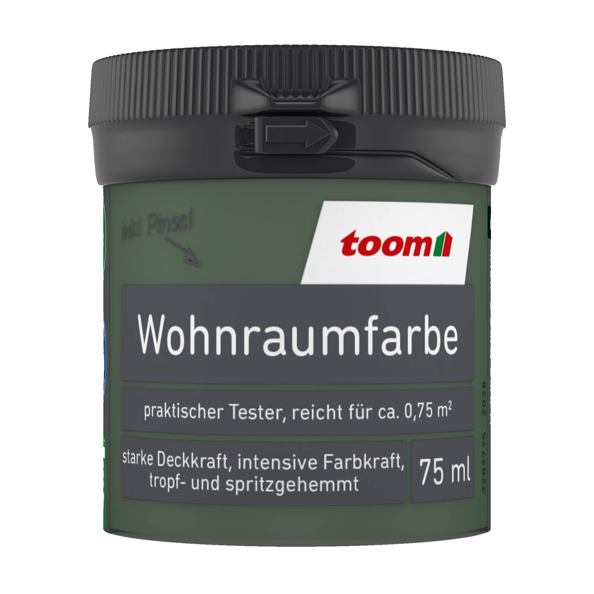 toom Wohnraumfarbe waldgrün matt 75 ml toom Wohnraumfarbe waldgrün matt 75 ml von toom