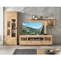 Wohnwand 3-tlg 300cm MADERA von Wohn-Concept Artisan Eiche / Hirnholz