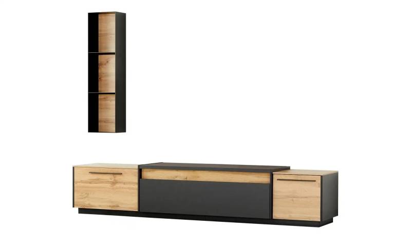 Wohnwand  Light Line 10 ¦ holzfarben ¦ Maße (cm): B: 250 H: 191 T: 50.0 Kommoden & Sideboards > Wohnwände - Höffner