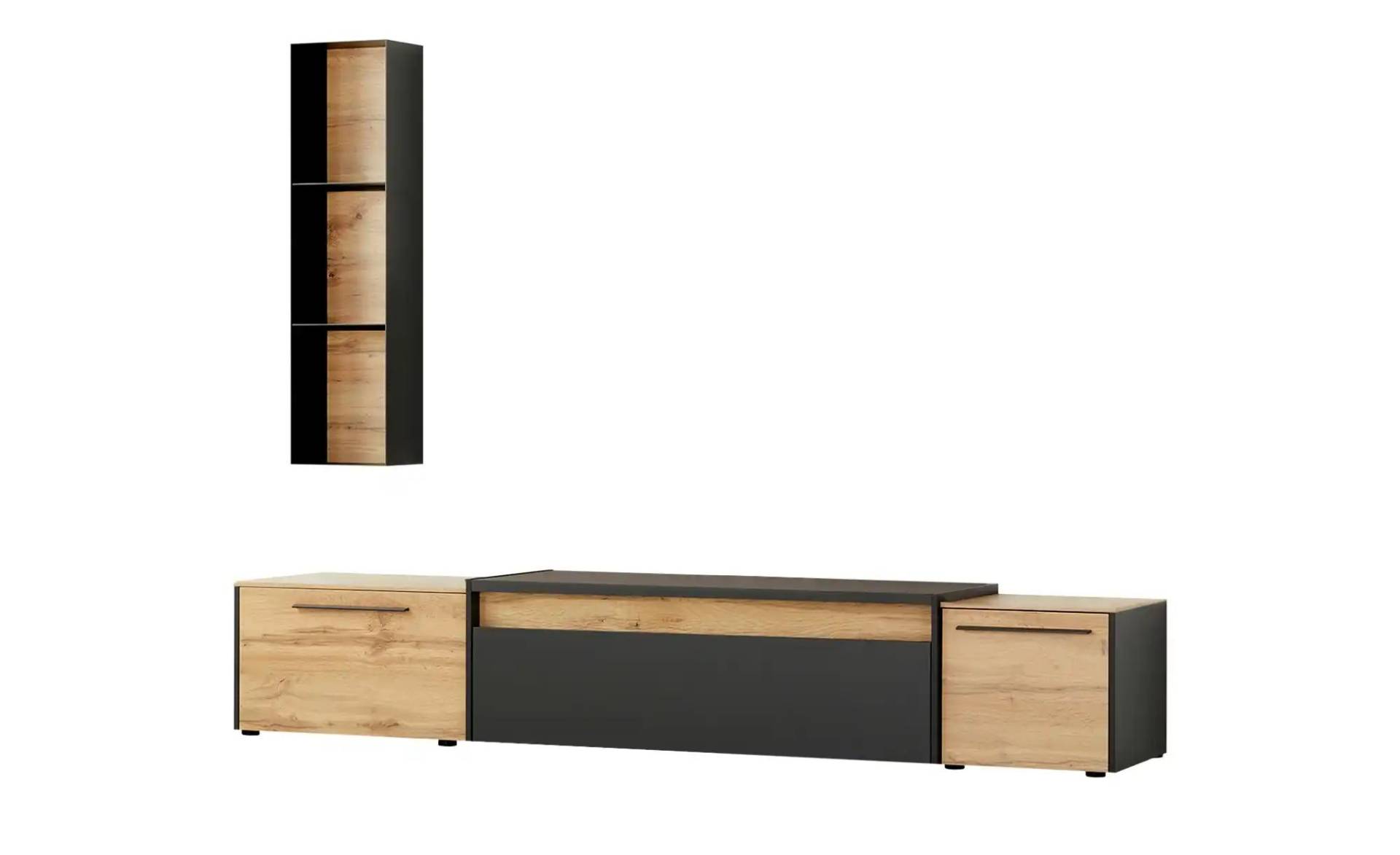 Wohnwand Light Line 10 ¦ holzfarben ¦ Maße (cm): B: 250 H: 191 T: 50.0 Wohnwände - Höffner Wohnwand Light Line 10 ¦ holzfarben ¦ Maße (cm): B: 250 H: 191 T: 50.0 Wohnwände - Höffner