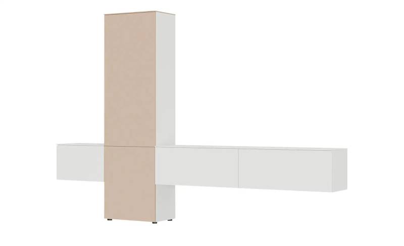Wohnwand  Style ¦ rot ¦ Maße (cm): B: 301 H: 205 T: 38.0 Kommoden & Sideboards > Wohnwände - Möbel Kraft