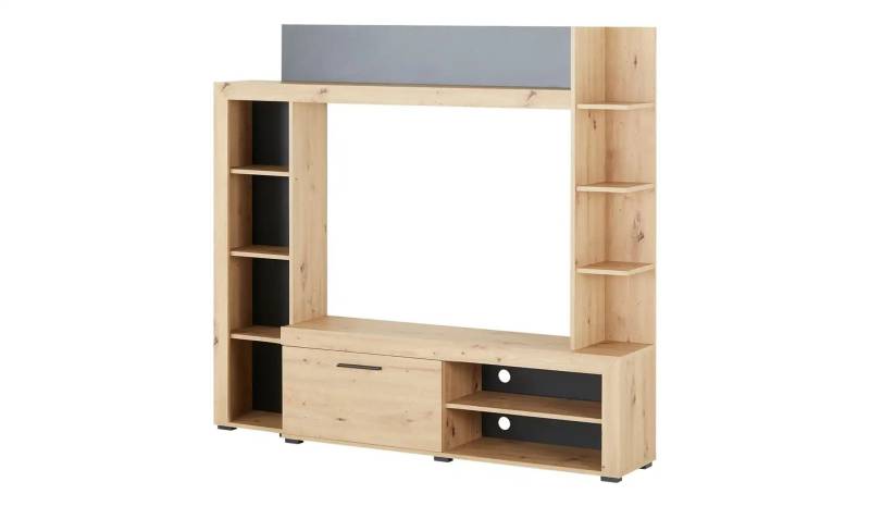 Wohnwand   ¦ holzfarben ¦ Maße (cm): B: 172 H: 157 T: 33.0 Kommoden & Sideboards > Wohnwände - Möbel Kraft