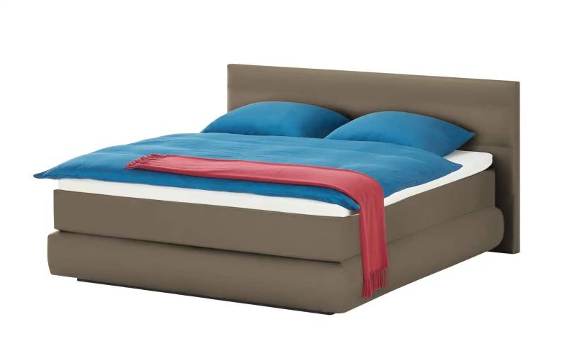 Wohnwert Boxspringbett  Dormian Bolge Low ¦ braun ¦ Maße (cm): B: 220 H: 102 Betten > Boxspringbetten > Boxspringbetten 200x200 - Höffner