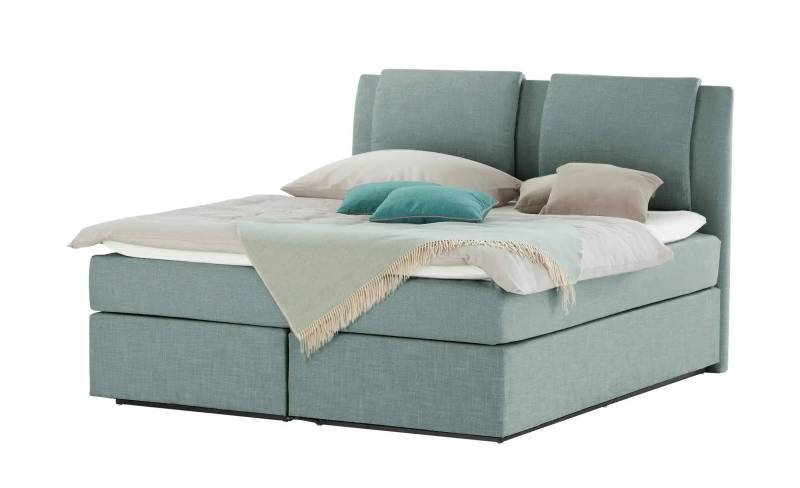 Wohnwert Boxspringbett  Dormian Saman ¦ türkis/petrol ¦ Maße (cm): B: 180 H: 127 Betten > Boxspringbetten - Möbel Kraft