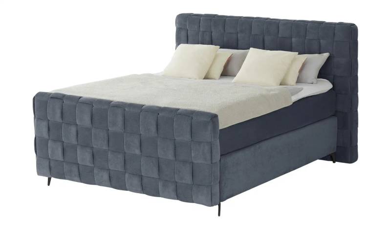 Wohnwert Boxspringbett  Tefla ¦ grau ¦ Maße (cm): B: 202 H: 132,5 Betten > Komfortbetten - Höffner