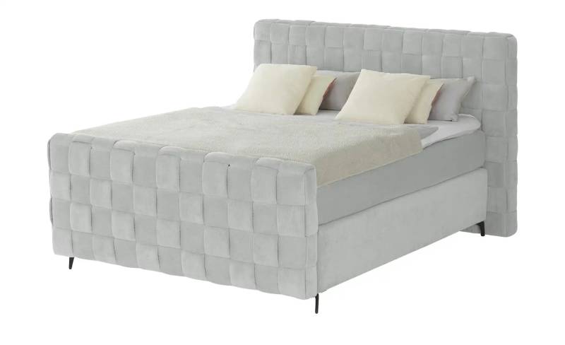 Wohnwert Boxspringbett  Tefla ¦ grau ¦ Maße (cm): B: 222 H: 132,5 Betten > Komfortbetten - Höffner