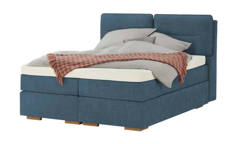 Wohnwert Boxspringbett mit Bettkasten Dormian Besta ¦ blau ¦ Maße (cm): B: 160 H: 136 Betten > Komfortbetten - Höffner