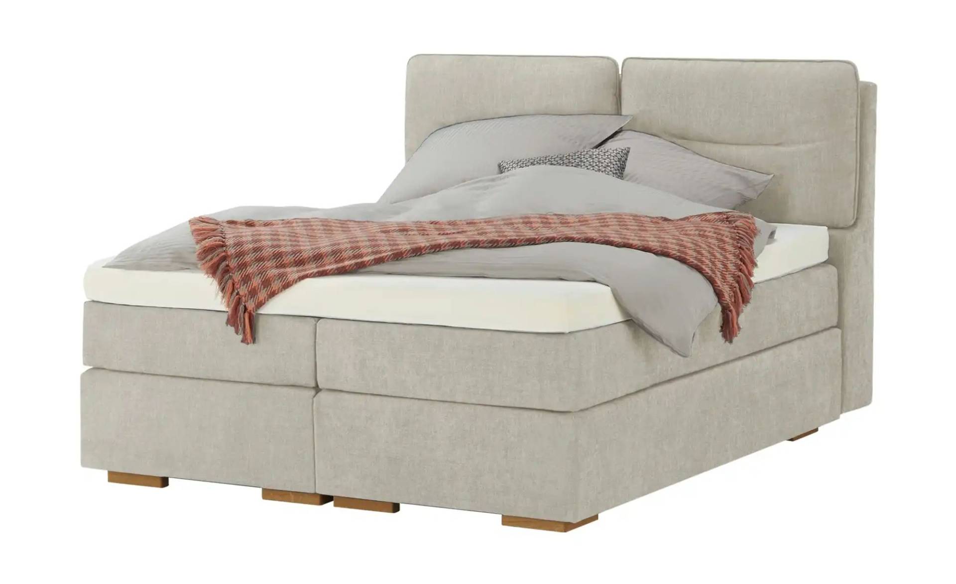 Wohnwert Boxspringbett mit Bettkasten Dormian Besta ¦ beige ¦ Maße (cm): B: 200 H: 136 Betten > Boxspringbetten - Möbel Kraft