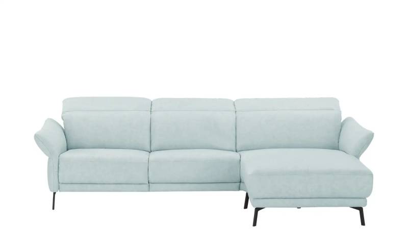 Wohnwert Ecksofa Leder Bellana ¦ blau ¦ Maße (cm): B: 285 H: 101 T: 161.0 Polstermöbel > Sofas > Ecksofas - Möbel Kraft