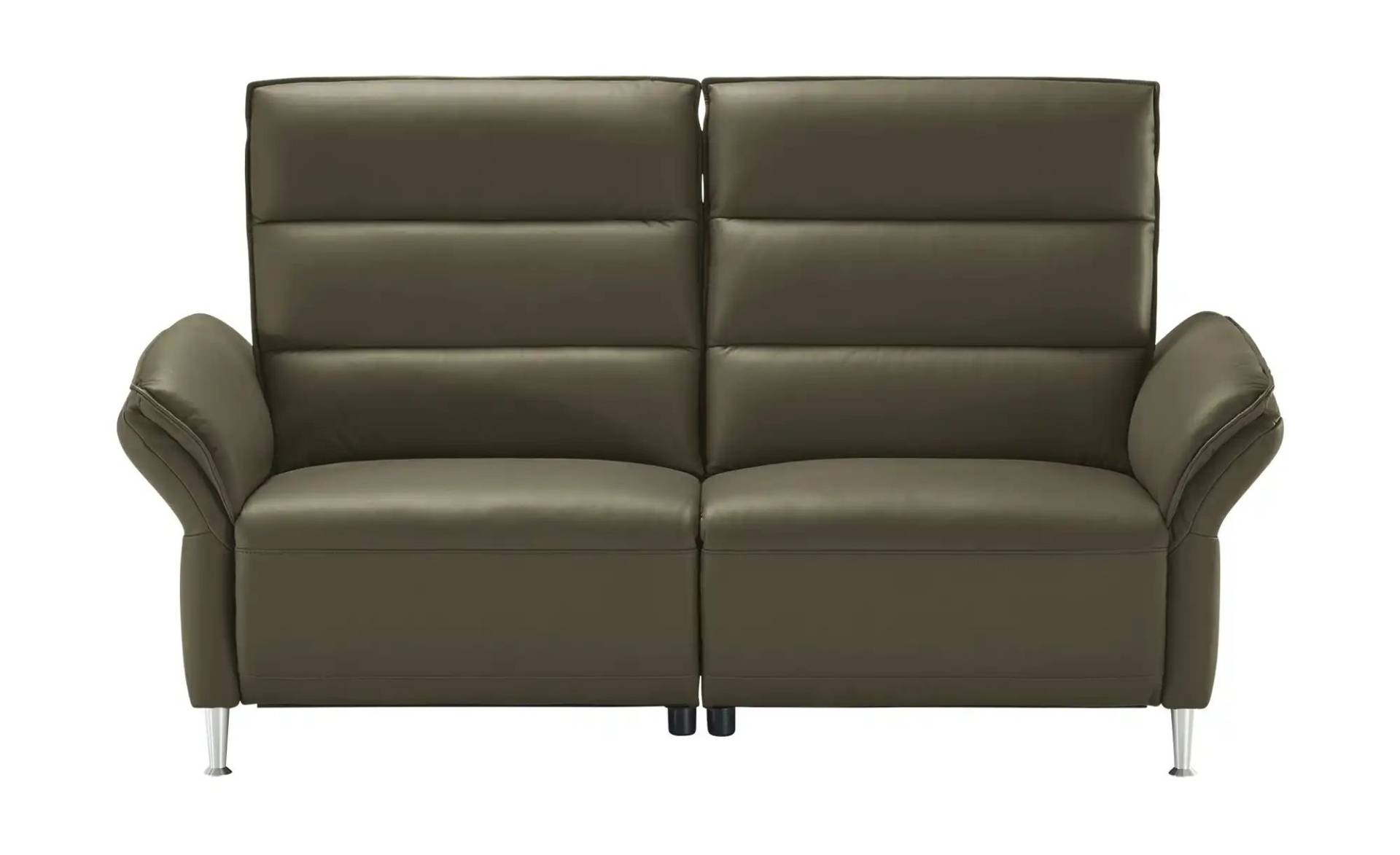 Wohnwert Einzelsofa Leder Marlena ¦ grün ¦ Maße (cm): B: 192 H: 107 T: 97.0 Polstermöbel > Sofas > 3-Sitzer - Möbel Kraft