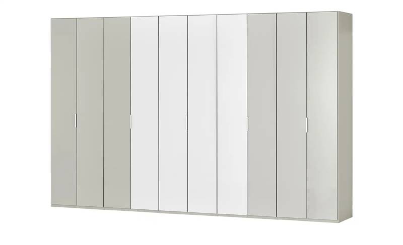Wohnwert Falttürenschrank   Forum ¦ grau ¦ Maße (cm): B: 375 H: 216 T: 58.0 Schränke > Kleiderschränke > Drehtürenschränke - Höffner