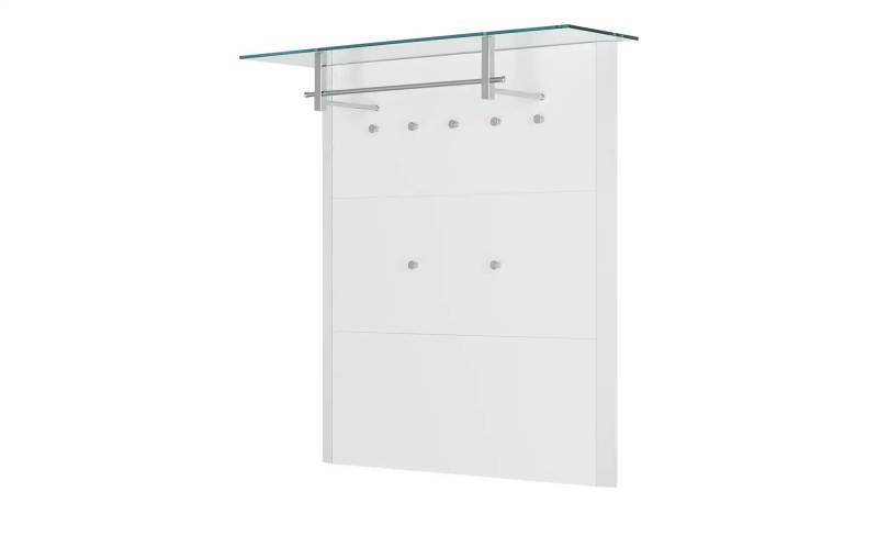 Wohnwert Garderobenpaneel  Intro ¦ weiß ¦ Holzwerkstoff ¦ Maße (cm): B: 112 H: 117 T: 32.5 Garderoben & Kleiderstangen > Wandgarderoben - Möbel Kraft