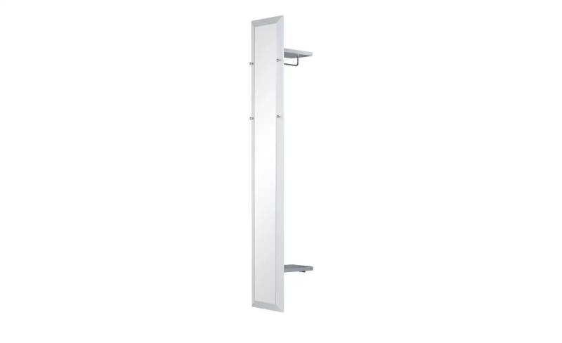 Wohnwert Spiegelgarderobe  Intro ¦ silber ¦ Spanplatte,Glas ¦ Maße (cm): B: 33 H: 195 T: 35.0 Garderoben & Kleiderstangen > Wandgarderoben - Möbel Kraft