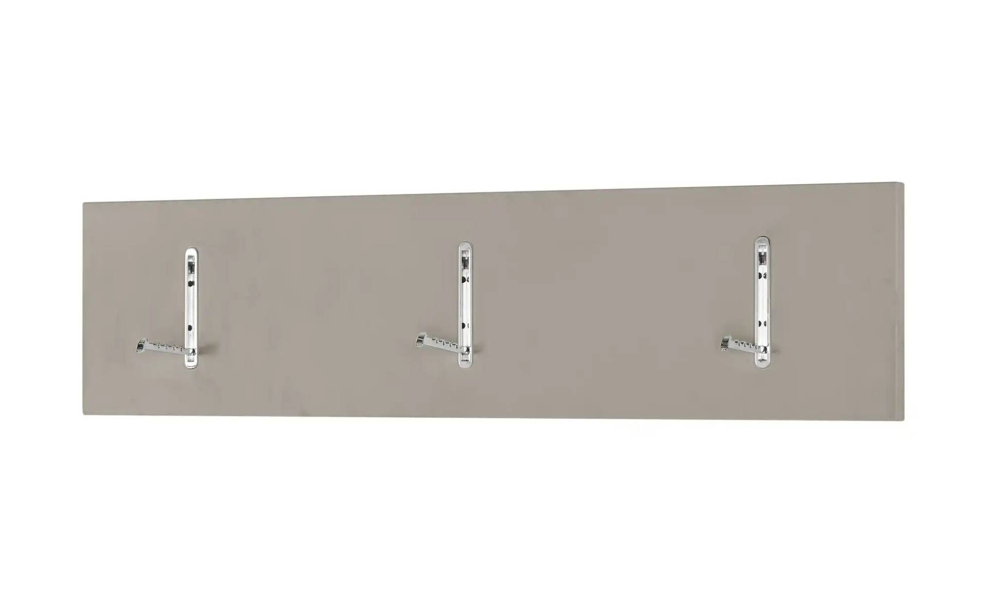 Wohnwert Garderobenleiste  Nicolo ¦ beige ¦ MDF-Platte ¦ Maße (cm): B: 100 H: 25 T: 3.0 Garderoben & Kleiderstangen > Hakenleisten - Möbel Kraft