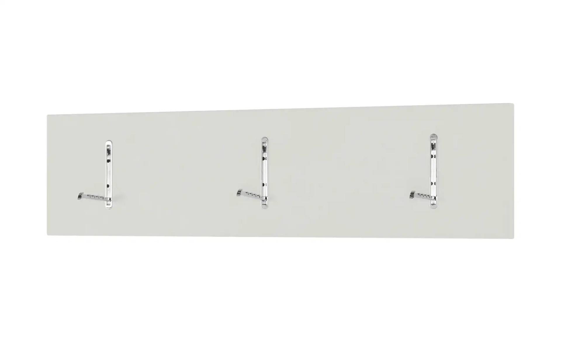 Wohnwert Garderobenleiste  Nicolo ¦ creme ¦ MDF-Platte ¦ Maße (cm): B: 100 H: 25 T: 3.0 Garderoben & Kleiderstangen > Hakenleisten - Möbel Kraft