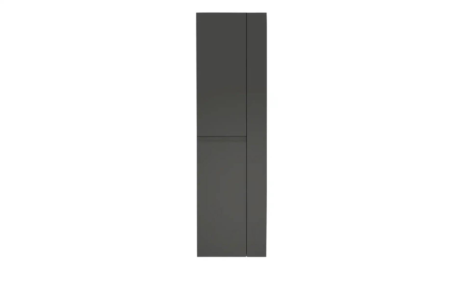 Wohnwert Hängeschrank  Leo ¦ grau ¦ Maße (cm): B: 52 H: 182 T: 36.0 Garderoben & Kleiderstangen > Garderobenschränke - Möbel Kraft