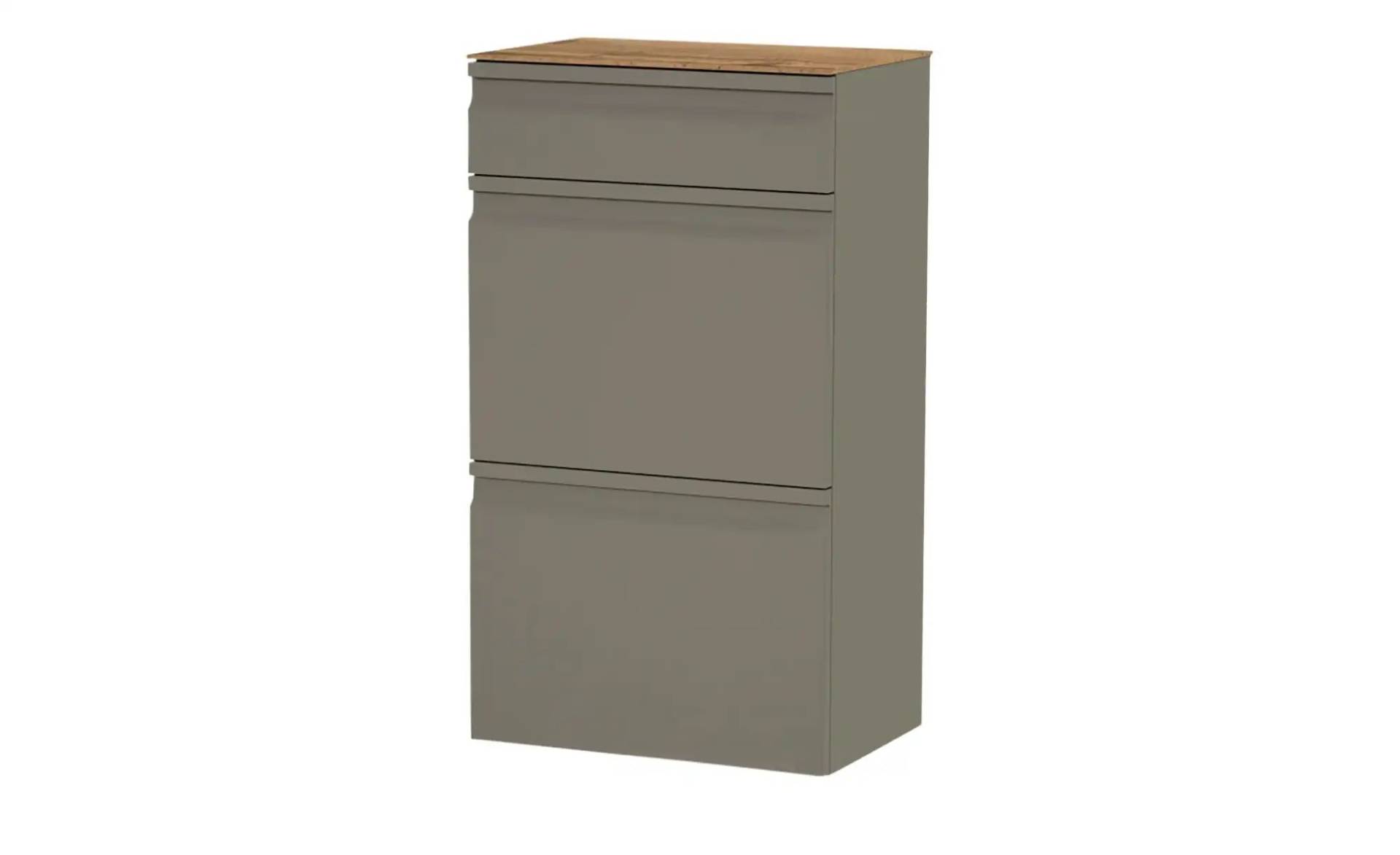 Wohnwert Hängeschrank  Leo ¦ grau ¦ Maße (cm): B: 53 H: 94 T: 36.0 Garderoben & Kleiderstangen > Schuhgarderoben & Schränke - Möbel Kraft