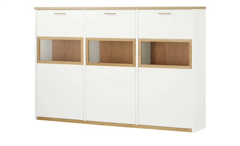 Wohnwert Highboard  Libro Plus ¦ weiß ¦ Maße (cm): B: 221 H: 148 T: 41.0 Kommoden & Sideboards > Highboards - Möbel Kraft