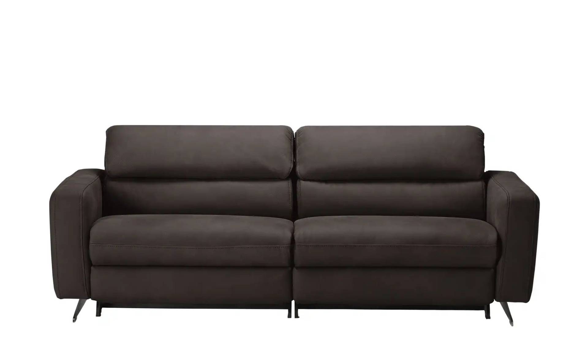 Hukla Ledersofa  Carisma ¦ braun ¦ Maße (cm): B: 218 H: 82 T: 96 Polstermöbel > Sofas > 3-Sitzer - Möbel Kraft