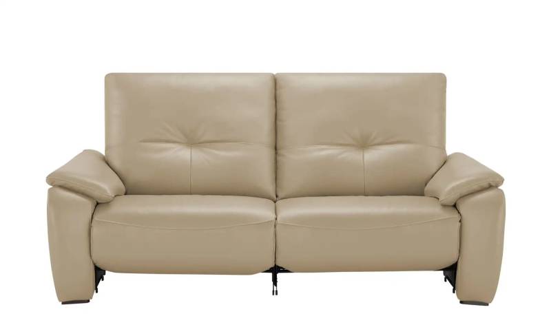 Wohnwert Sofa  aus Echtleder Halina ¦ beige ¦ Maße (cm): B: 205 H: 98 T: 98.0 Polstermöbel > Sofas > 3-Sitzer - Höffner