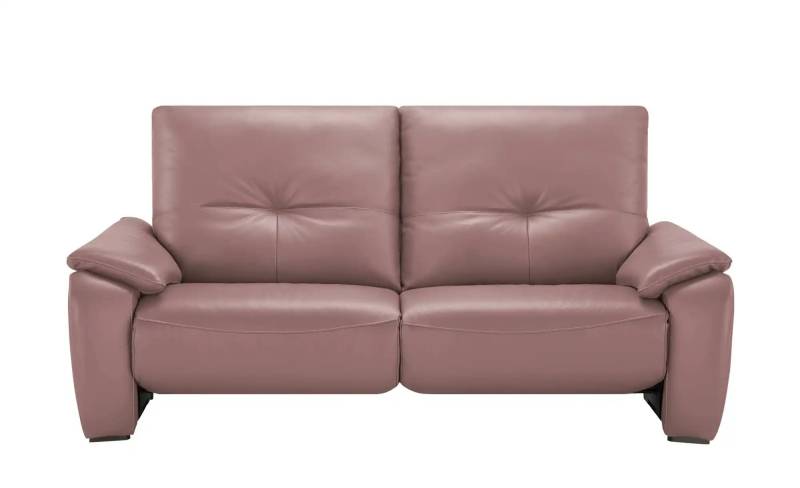 Wohnwert Sofa  aus Echtleder Halina ¦ rosa/pink ¦ Maße (cm): B: 205 H: 98 T: 98 Polstermöbel > Sofas > 3-Sitzer - Höffner