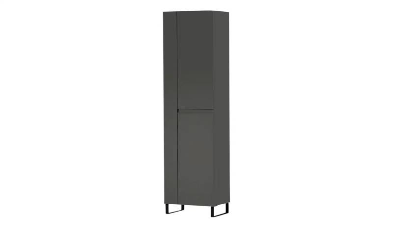 Wohnwert Mehrzweckschrank    ¦ grau ¦ Maße (cm): B: 52 H: 192 T: 36.0 Garderoben & Kleiderstangen > Garderobenschränke - Möbel Kraft