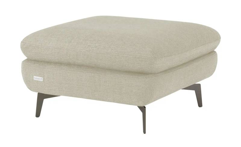 Wohnwert Polsterhocker  Amarena ¦ beige ¦ Maße (cm): B: 80 H: 45 T: 80.0 Polstermöbel > Hocker - Möbel Kraft