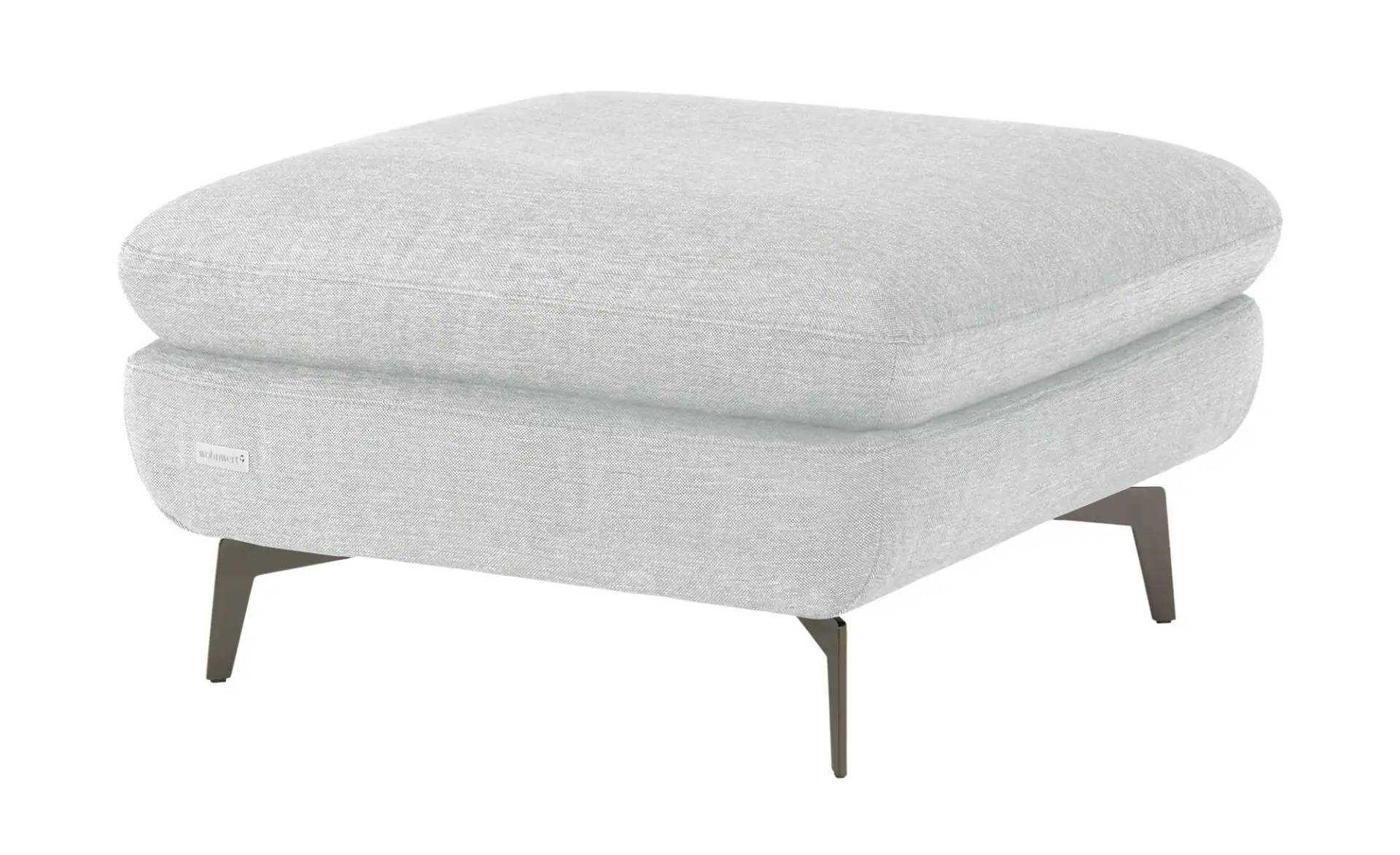 Wohnwert Polsterhocker  Amarena ¦ grau ¦ Maße (cm): B: 80 H: 45 T: 80.0 Polstermöbel > Hocker - Möbel Kraft