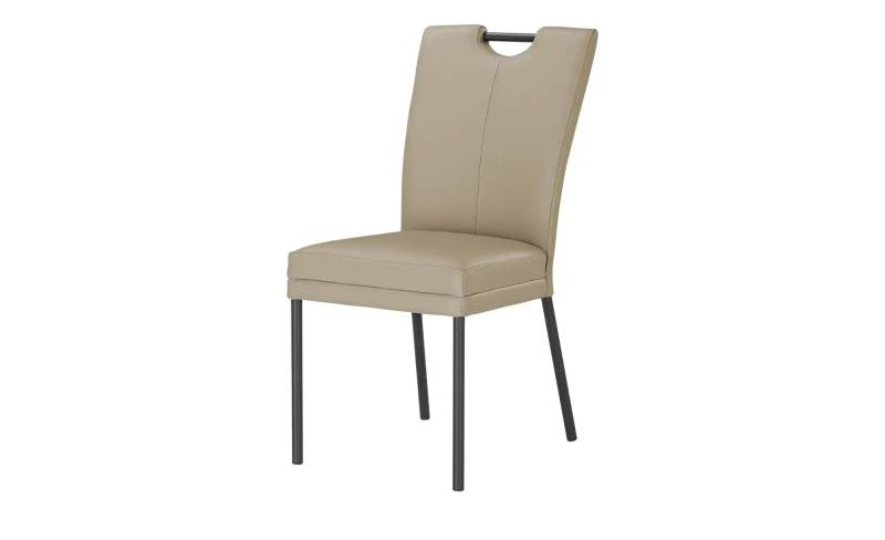 Wohnwert Polsterstuhl  mit Griff Mia ¦ beige ¦ Maße (cm): B: 46 H: 98 T: 58.0 Stühle > Küchenstühle > Polster Küchenstühle - Höffner