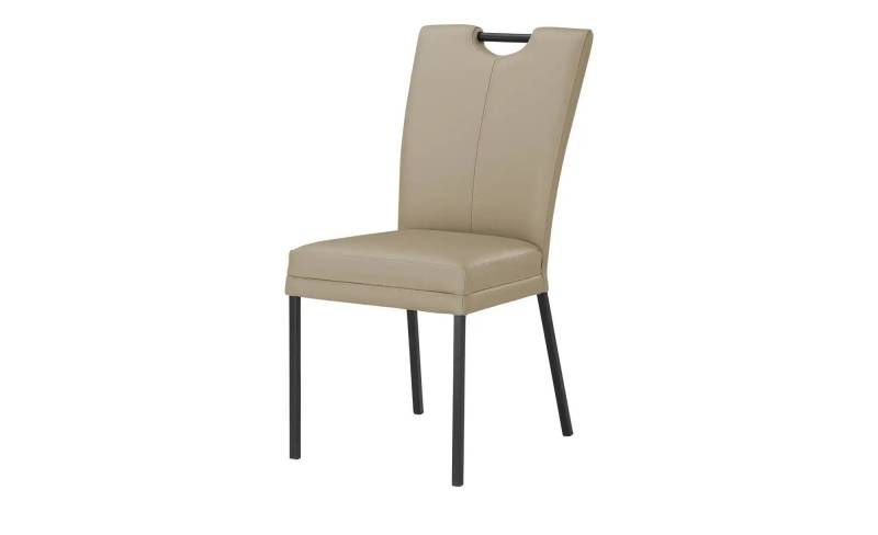 Wohnwert Polsterstuhl  mit Griff Mia ¦ beige ¦ Maße (cm): B: 46 H: 98 T: 58.0 Stühle > Küchenstühle > Polster Küchenstühle - Höffner