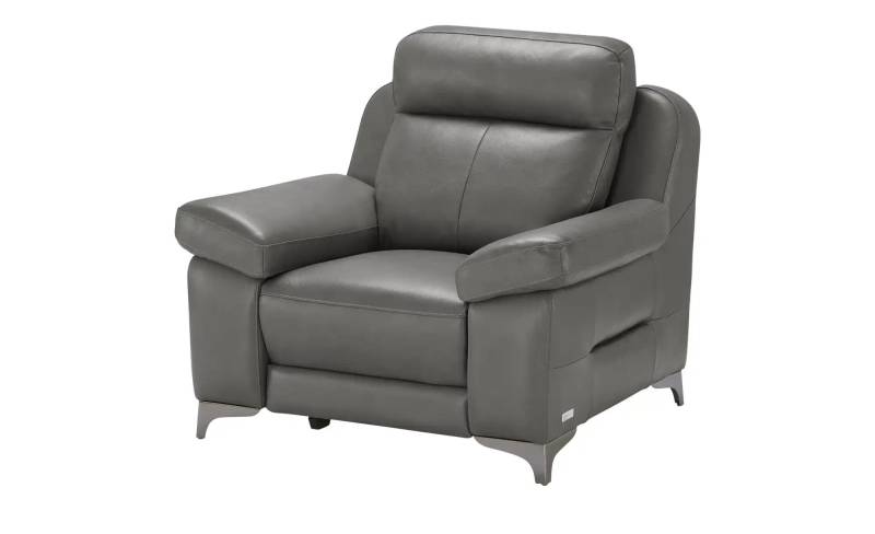 Wohnwert Relaxsessel  Arianna ¦ grau ¦ Maße (cm): B: 115 H: 98 T: 103.0 Polstermöbel > Sessel > Ledersessel - Möbel Kraft