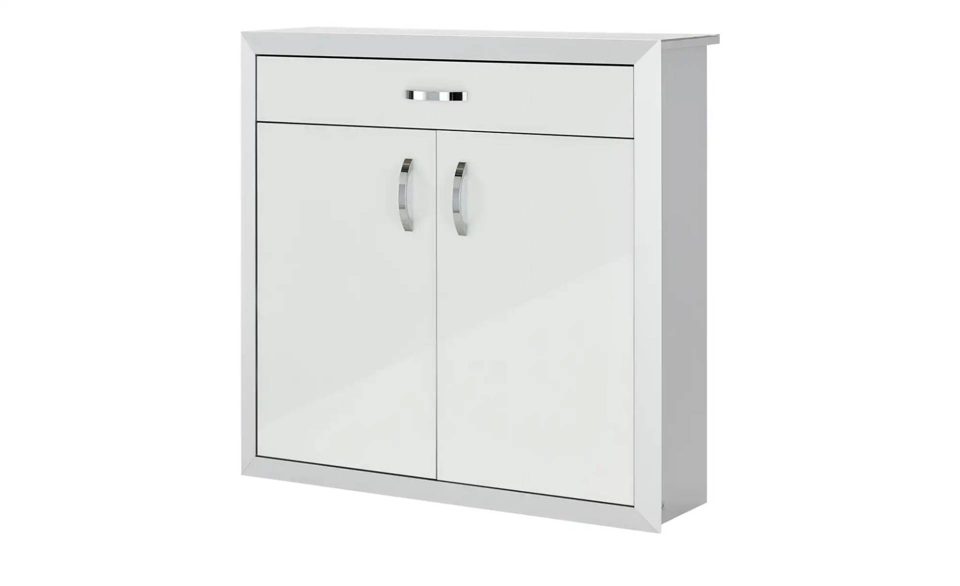 Wohnwert Schuhschrank  Intro ¦ weiß ¦ Maße (cm): B: 109 H: 104 T: 32.0 Garderoben & Kleiderstangen > Schuhgarderoben & Schränke - Möbel Kraft