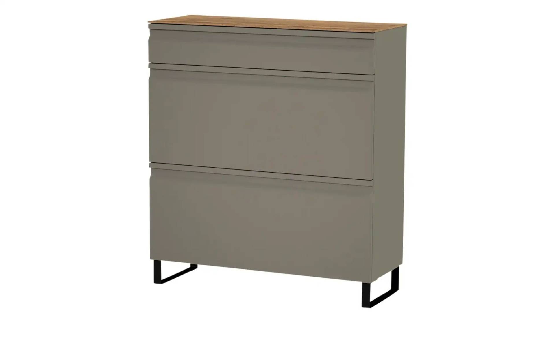 Wohnwert Schuhschrank  Leo ¦ grau ¦ Maße (cm): B: 93 H: 104 T: 36.0 Garderoben & Kleiderstangen > Schuhgarderoben & Schränke - Möbel Kraft